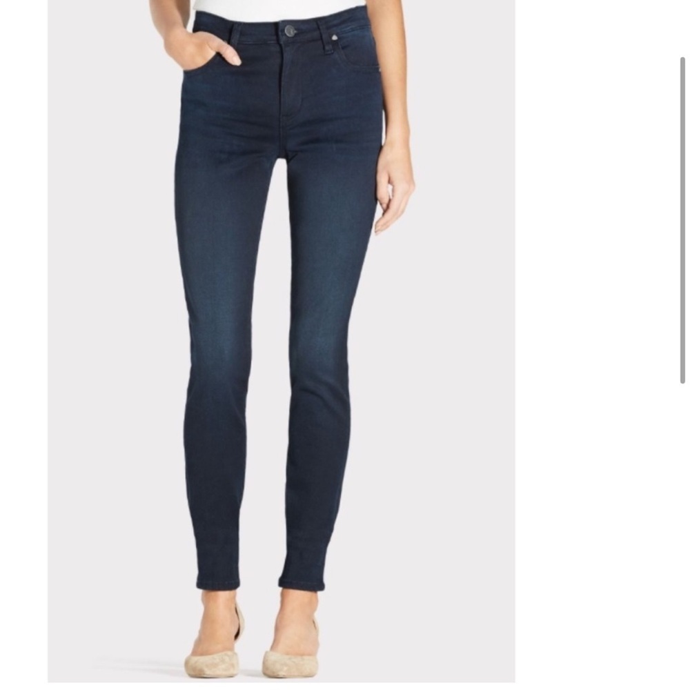 Kut from the Kloth > Dark Wash Toothpick Skinny Jeans 8